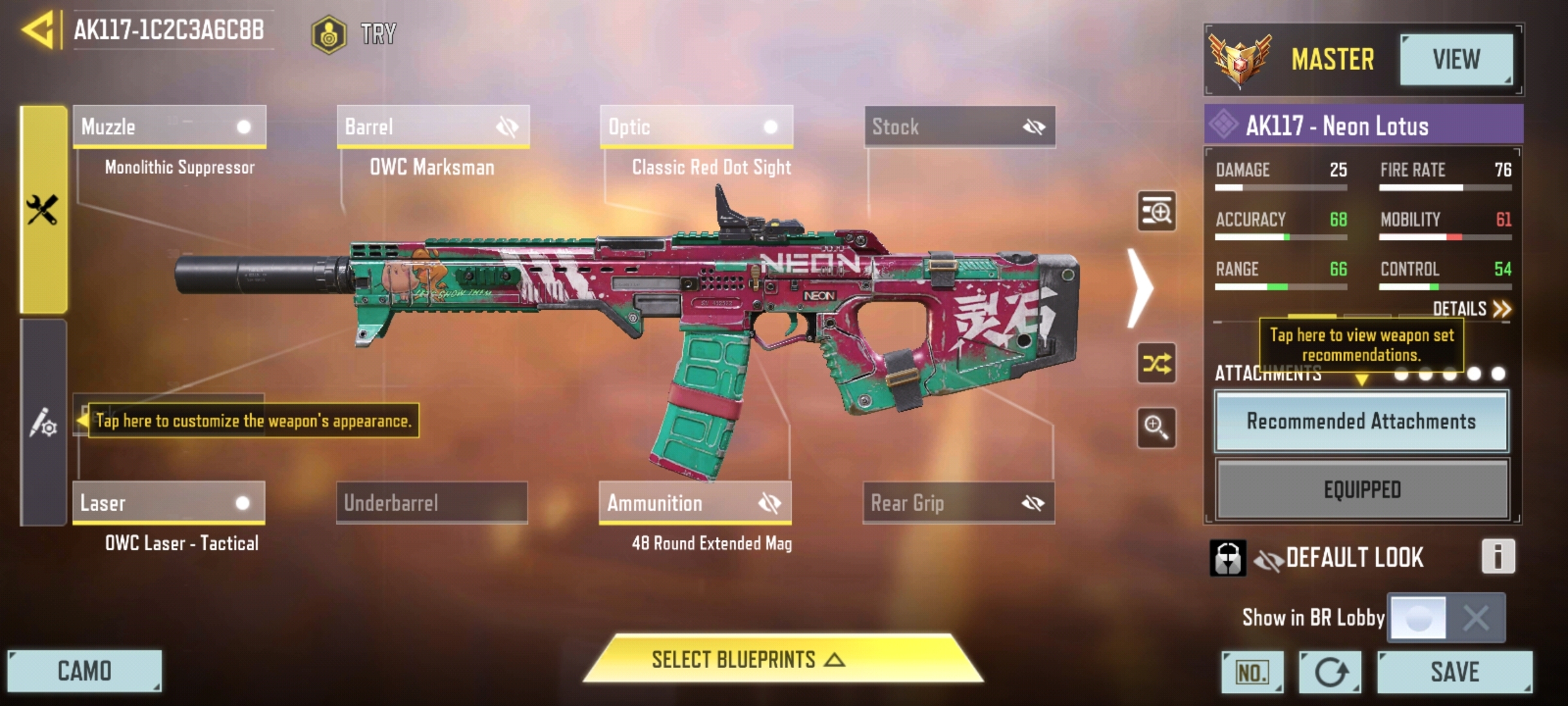 AK117 MID/LONG RANGE